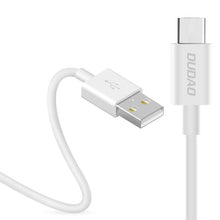 Заредете изображение във визуализатора на галерията – Dudao cable USB / USB Type C 3A 1m white (L1T white) - TopMag

