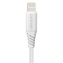 Заредете изображение във визуализатора на галерията – Dudao cable USB / Lightning 5A cable 1m white (L2L 1m white) - TopMag
