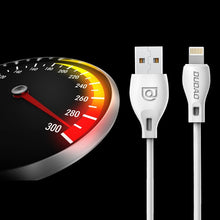 Заредете изображение във визуализатора на галерията – Dudao cable USB / Lightning 2.1A cable 2m white (L4L 2m white) - TopMag

