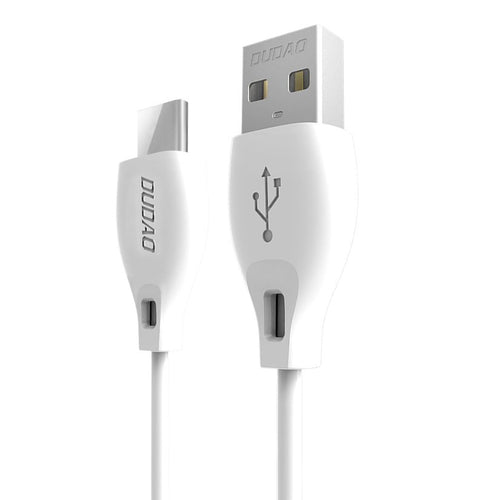Dudao cable USB Type C 2.1A 1m white (L4T 1m white) - TopMag