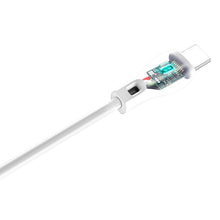 Заредете изображение във визуализатора на галерията – Dudao cable USB Type C 2.1A 2m white (L4T 2m white) - TopMag
