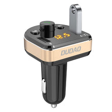 Заредете изображение във визуализатора на галерията – Dudao FM Transmitter Bluetooth car charger MP3 3.1 A 2x USB black (R2Pro black) - TopMag
