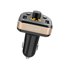 Заредете изображение във визуализатора на галерията – Dudao FM Transmitter Bluetooth car charger MP3 3.1 A 2x USB black (R2Pro black) - TopMag
