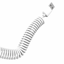 Заредете изображение във визуализатора на галерията – Dudao car kit charger 2x USB 2.4A + cable USB 3in1 Lightning / Type C / micro USB cable white (R7 white) - TopMag
