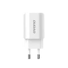 Заредете изображение във визуализатора на галерията – Dudao EU wall charger 2x USB 5V / 2.4A white (A2EU white) - TopMag
