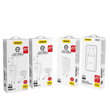 Заредете изображение във визуализатора на галерията – Dudao charger EU USB 5V / 2.4A QC3.0 Quick Charge 3.0 white (A3EU white) - TopMag

