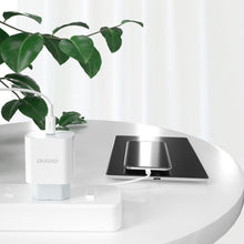 Заредете изображение във визуализатора на галерията – Dudao fast EU USB Type C Power Delivery 18W charger + cable USB Type C / Lightning cable 1m white (A8EU + PD cable white) - TopMag
