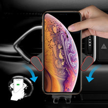 Заредете изображение във визуализатора на галерията – Dudao gravity car holder for the ventilation grille black (F5S black) - TopMag
