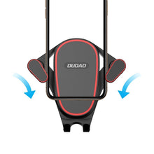 Заредете изображение във визуализатора на галерията – Dudao gravity car holder for the ventilation grille black (F5S black) - TopMag

