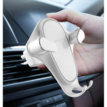 Заредете изображение във визуализатора на галерията – Dudao gravity car holder for the ventilation grille black (F5S black) - TopMag
