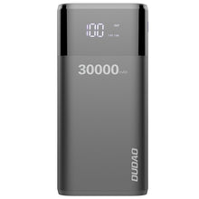Заредете изображение във визуализатора на галерията – Dudao powerbank 4x USB 30000mAh with LCD 3A display black (K8Max black) - TopMag
