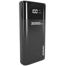 Заредете изображение във визуализатора на галерията – Dudao powerbank 4x USB 30000mAh with LCD 3A display black (K8Max black) - TopMag
