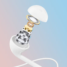 Заредете изображение във визуализатора на галерията – Dudao in-ear wired mini jack 3.5mm earphone headset white (X10S white) - TopMag
