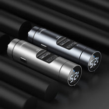 Заредете изображение във визуализатора на галерията – Baseus Energy Column FM Transmiter Bluetooth 5.0 car charger 2x USB 3.1A QC3.0 silver (CCNLZ-0S) - TopMag
