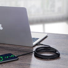 Заредете изображение във визуализатора на галерията – Baseus Cafule nylon cable USB Type C Power Delivery 2.0 100W 20V 5A 2m gray (CATKLF-ALG1) - TopMag
