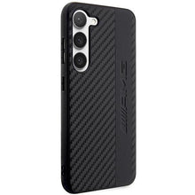 Заредете изображение във визуализатора на галерията – AMG AMHCS23SBLSCA S23 S911 black/black hardcase Carbon Stripe&amp;Embossed
