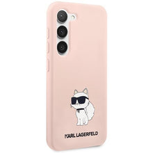 Заредете изображение във визуализатора на галерията – Karl Lagerfeld KLHCS23MSNCHBCP S23+ S916 hardcase pink/pink Silicone Choupette
