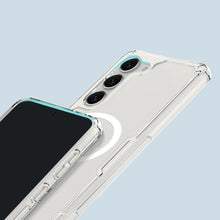 Заредете изображение във визуализатора на галерията – Nillkin Nature Pro Magnetic Case for Samsung Galaxy S23 with MagSafe armored cover white
