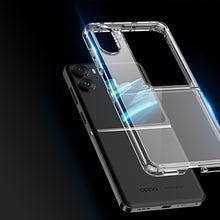 Заредете изображение във визуализатора на галерията – Dux Ducis Clin Case for Oppo Find N2 Flip Armor Case Back Cover Transparent
