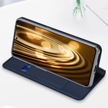 Заредете изображение във визуализатора на галерията – Dux Ducis Skin Pro Case For Realme GT Neo 5 / Realme GT3 Flip Cover Card Wallet Stand Black
