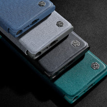 Заредете изображение във визуализатора на галерията – Nillkin Qin Leather Pro Case Case for Samsung Galaxy S23 Ultra Flip Cover Camera Cover Green
