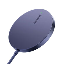 Заредете изображение във визуализатора на галерията – Baseus Simple Mini3 magnetic charger MagSafe Qi 15W purple
