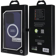 Заредете изображение във визуализатора на галерията – Audi IML Big Logo MagSafe case for iPhone 14 Pro - blue
