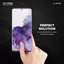 Заредете изображение във визуализатора на галерията – UV PRO Tempered Glass X-ONE - for Samsung Galaxy S24 Ultra (case friendly) - working fingerprint sensor
