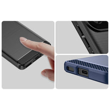 Заредете изображение във визуализатора на галерията – Carbon Case case for Xiaomi 13 Pro flexible silicone carbon cover black
