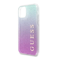 Заредете изображение във визуализатора на галерията – Guess GUHCN58PCUGLPBL iPhone 11 Pro różowo-niebieski/pink blue hard case Glitter Gradient - TopMag
