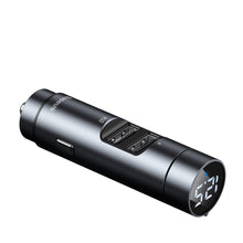 Заредете изображение във визуализатора на галерията – Baseus Energy Column Bluetooth FM Transmitter MP3 Car Charger 2x USB QC3.0 3,1A gray (CCNLZ-0G) - TopMag
