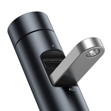Заредете изображение във визуализатора на галерията – Baseus Energy Column Bluetooth FM Transmitter MP3 Car Charger 2x USB QC3.0 3,1A gray (CCNLZ-0G) - TopMag
