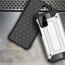 Заредете изображение във визуализатора на галерията – Hybrid Armor Case Tough Rugged Cover for Samsung Galaxy S20 Ultra black - TopMag
