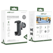 Заредете изображение във визуализатора на галерията – Acefast bike holder anti-skid shock absorption d15 black
