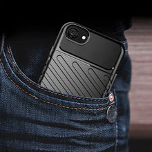 Заредете изображение във визуализатора на галерията – Thunder Case flexible armored cover for iPhone SE 2022 / SE 2020 / iPhone 8 / iPhone 7 black - TopMag
