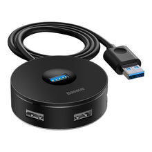 Заредете изображение във визуализатора на галерията – BASEUS HUB 4in1 USB to USB3.0 + USB2.0 CAHUB-U01
