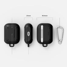 Заредете изображение във визуализатора на галерията – Ringke AirPods Case Durable Cover Case for AirPods Pro Earphones + Carabiner Clear (ACEC0011) - TopMag
