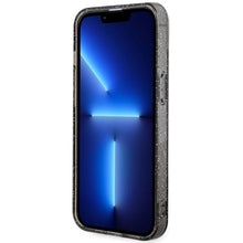 Заредете изображение във визуализатора на галерията – Original Case GUESS hardcase Glitter Gold MagSafe GUHMP14MHCMCGK for Iphone 14 Plus black
