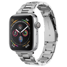 Заредете изображение във визуализатора на галерията – SPIGEN MODERN FIT BAND APPLE WATCH 2/3/4/5/6 / SE (38 / 40MM) SILVER - TopMag
