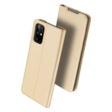 Заредете изображение във визуализатора на галерията – DUX DUCIS Skin Pro Bookcase type case for Samsung Galaxy S20 Plus golden - TopMag
