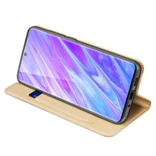 Заредете изображение във визуализатора на галерията – DUX DUCIS Skin Pro Bookcase type case for Samsung Galaxy S20 Plus golden - TopMag
