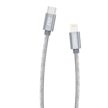 Заредете изображение във визуализатора на галерията – Dudao cable USB Type C cable - Lightning Power Delivery 45W 1m gray (L5Pro gray) - TopMag

