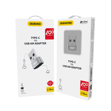 Заредете изображение във визуализатора на галерията – Dudao adapter USB Type-C to USB adapter black (L16AC black) - TopMag
