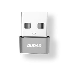 Заредете изображение във визуализатора на галерията – Dudao adapter USB Type-C to USB adapter black (L16AC black) - TopMag
