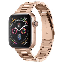 Заредете изображение във визуализатора на галерията – SPIGEN MODERN FIT BAND APPLE WATCH 2/3/4/5/6 / SE (38 / 40MM) ROSE GOLD - TopMag
