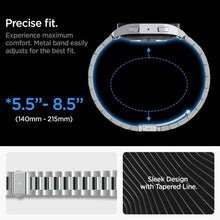 Заредете изображение във визуализатора на галерията – Spigen Modern Fit Band for Samsung Galaxy Watch 6 (44 mm) - silver
