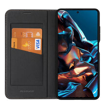 Заредете изображение във визуализатора на галерията – Dux Ducis Skin X2 Case For Xiaomi Redmi Note 12 Pro / Poco X5 Pro 5G Cover Flip Wallet Stand Black
