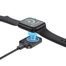 Заредете изображение във визуализатора на галерията – Borofone Wireless induction charger BQ25 for iWatch 2,5W grey
