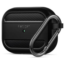 Заредете изображение във визуализатора на галерията – SPIGEN RUGGED ARMOR APPLE AIRPODS PRO MATTE BLACK - TopMag
