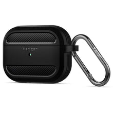 Заредете изображение във визуализатора на галерията – SPIGEN RUGGED ARMOR APPLE AIRPODS PRO MATTE BLACK - TopMag
